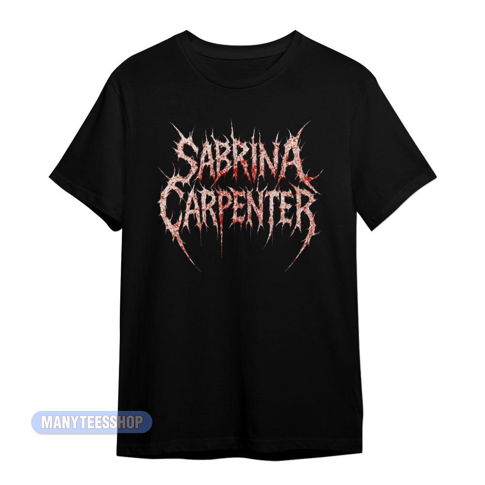 Sabrina Carpenter Death Metal T-Shirt - Manyteesshop.com