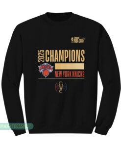 New York Knicks 2025 NBA Cup Champions Tank Top