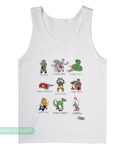 Animals Performing Wrestling Moves Named After Themselves Tank Top