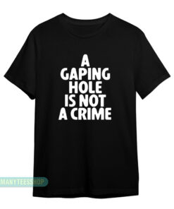A Gaping Hole Is Not A Crime T-Shirt