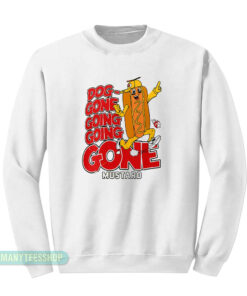 Guardians Dog Gone Going Going Gone Mustard Sweatshirt